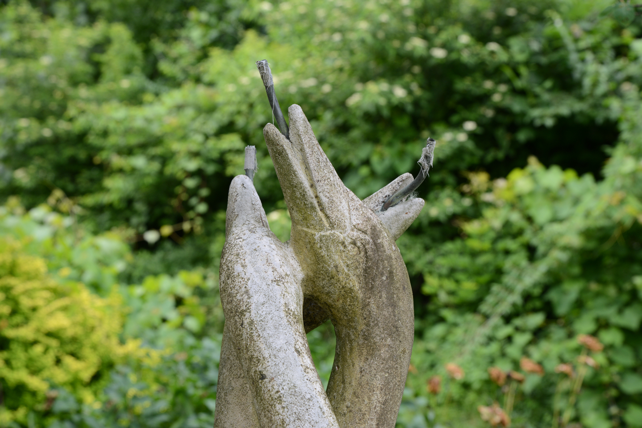 Flamingo Fountain with Quatrefoil Basin