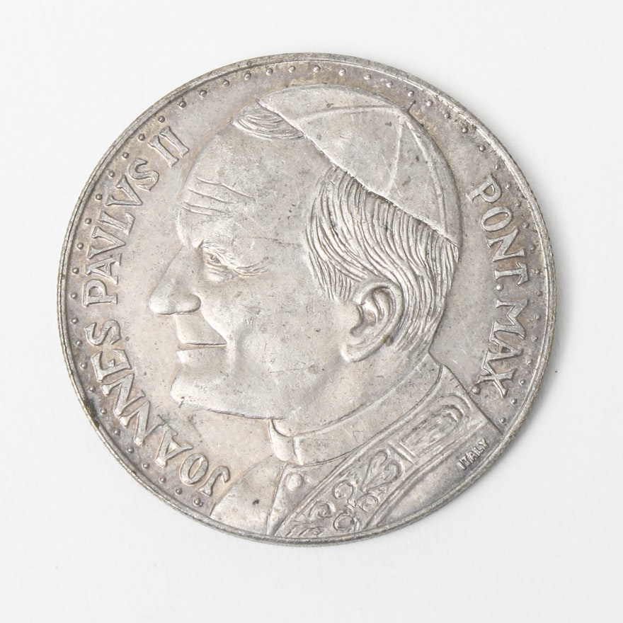 Vatican City Pope John Paul II Silver Medal