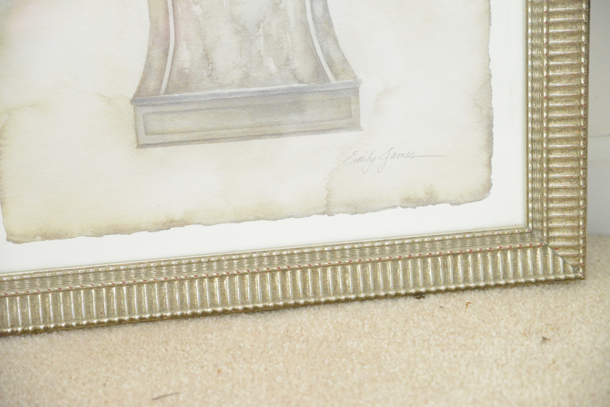 Pair of Emily James Urn Offset Lithographs