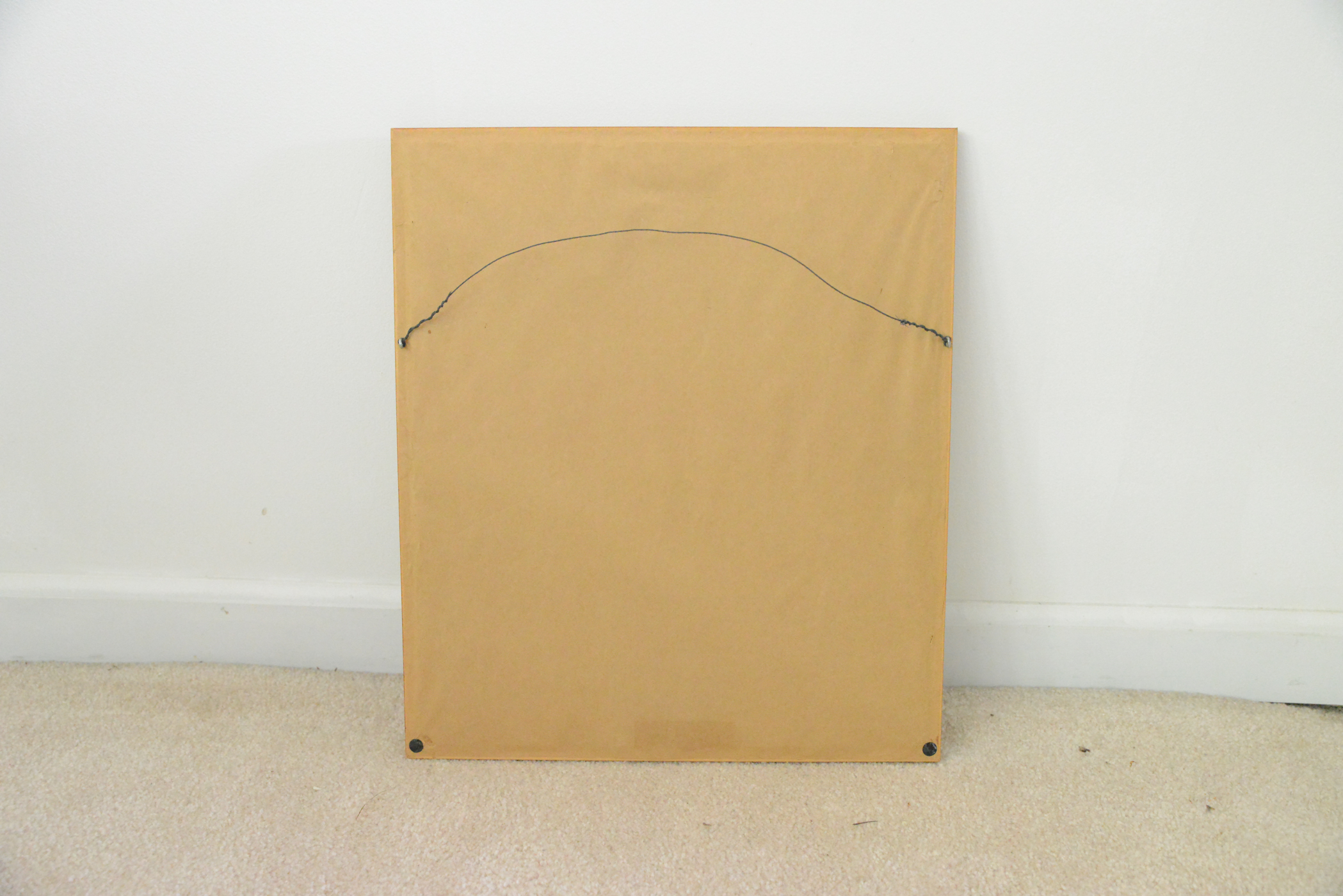 Framed Vintage Cardinal Offset Lithograph