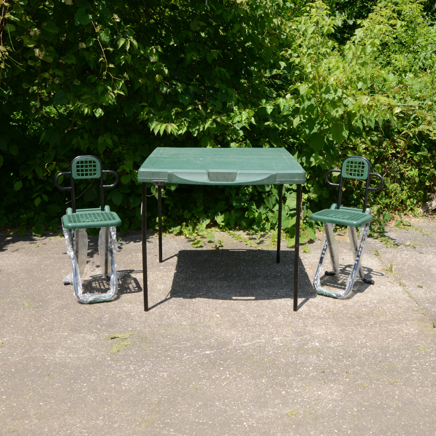 Brookstone Portable Camping Table and Chairs EBTH