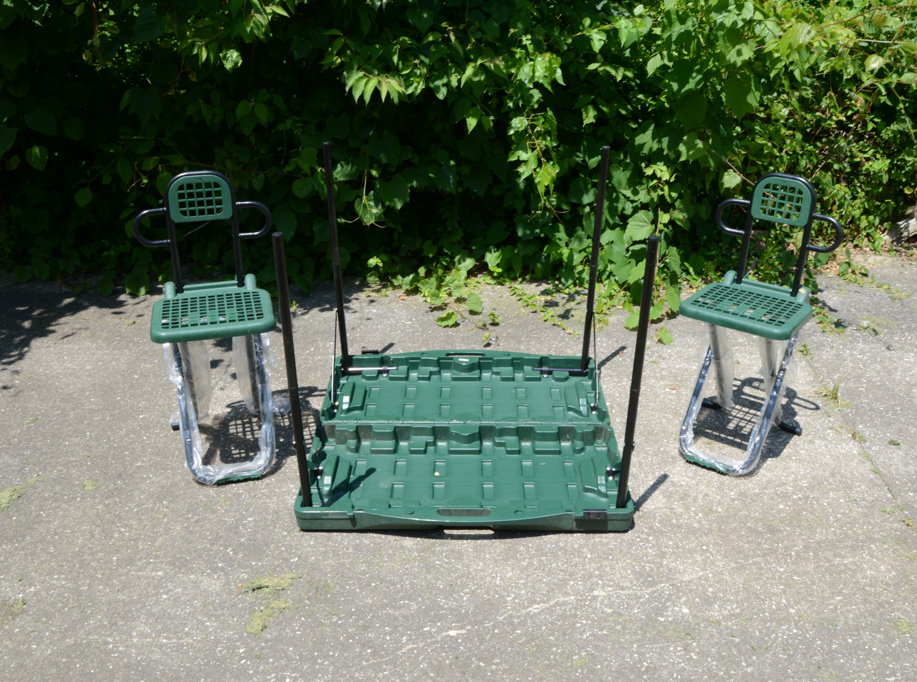 Brookstone Portable Camping Table and Chairs