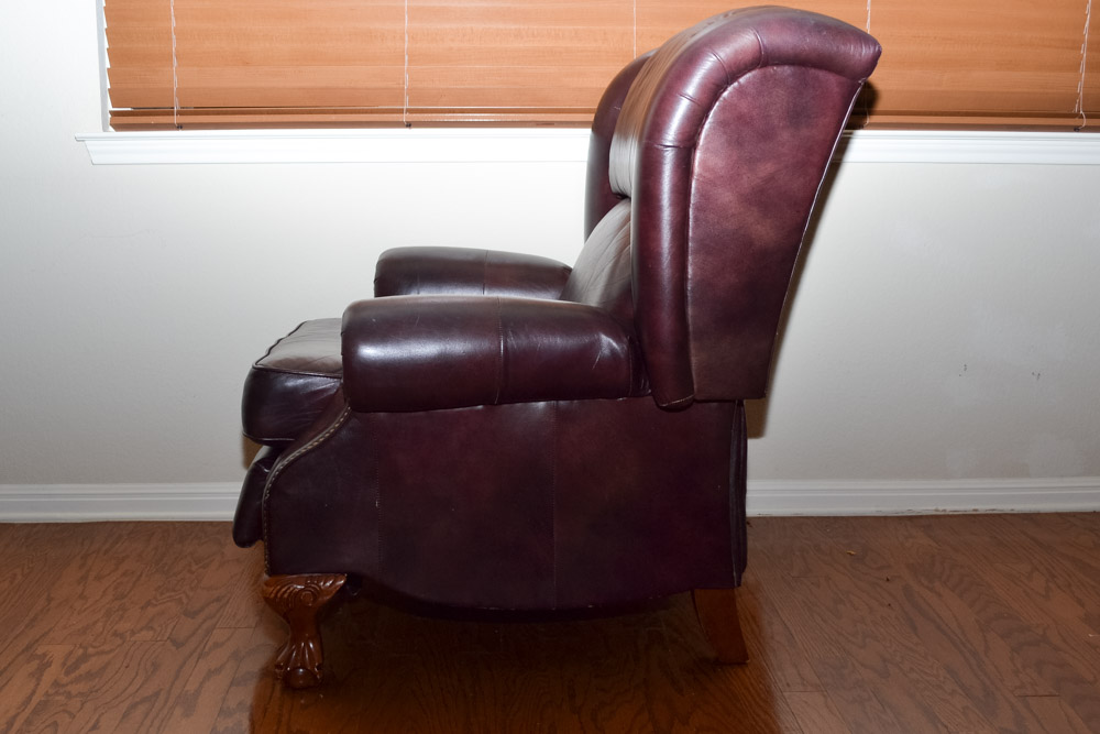 Lay-Z-Boy Buchanan High Leg Recliner with WovenWorkz Throw Blanket