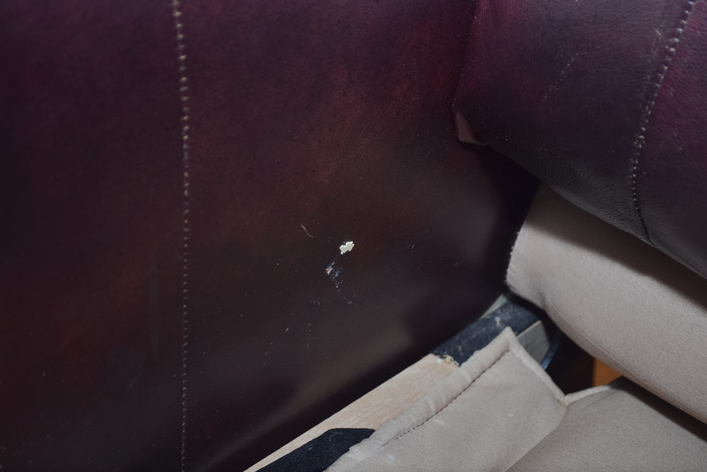 Lay-Z-Boy Buchanan High Leg Recliner with WovenWorkz Throw Blanket