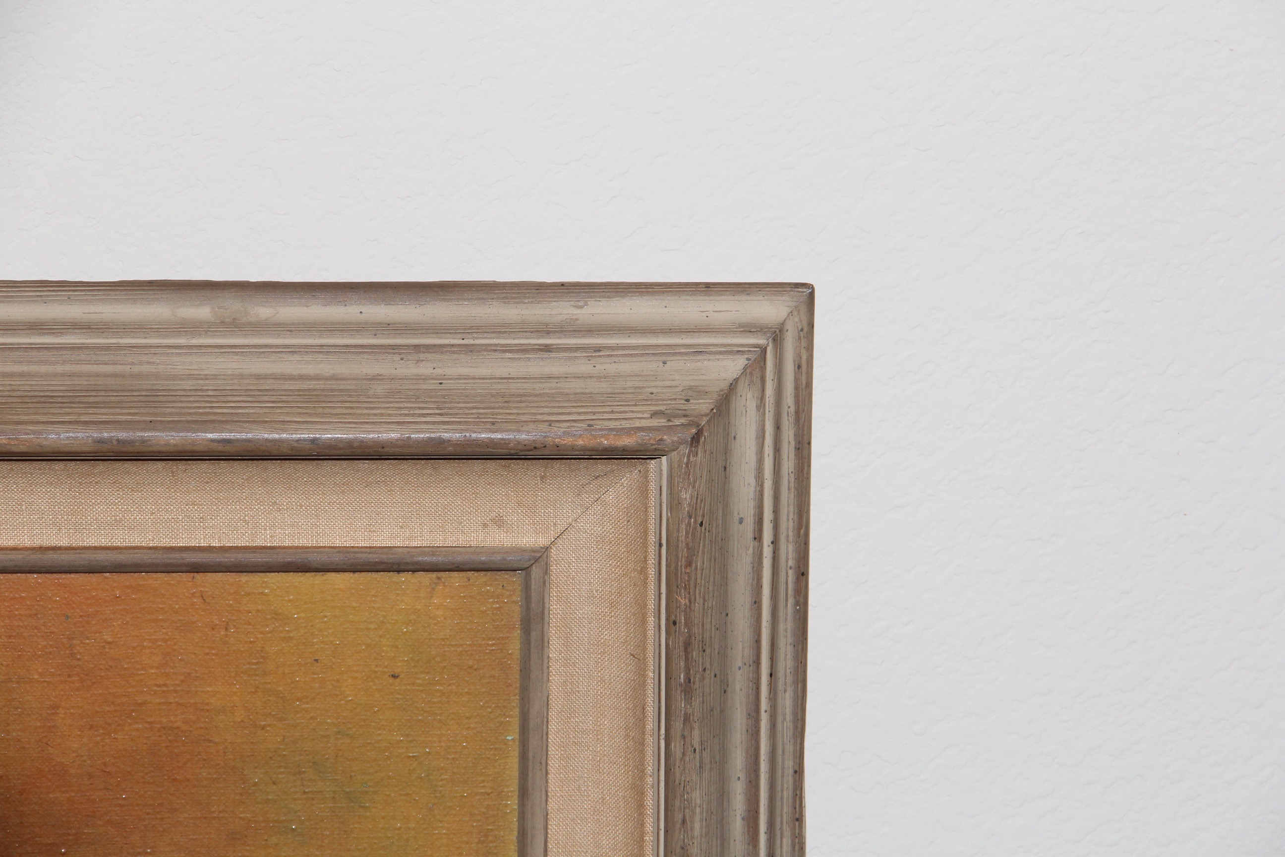 Framed 1970s Nude Female Print on Board by Leo Jansen