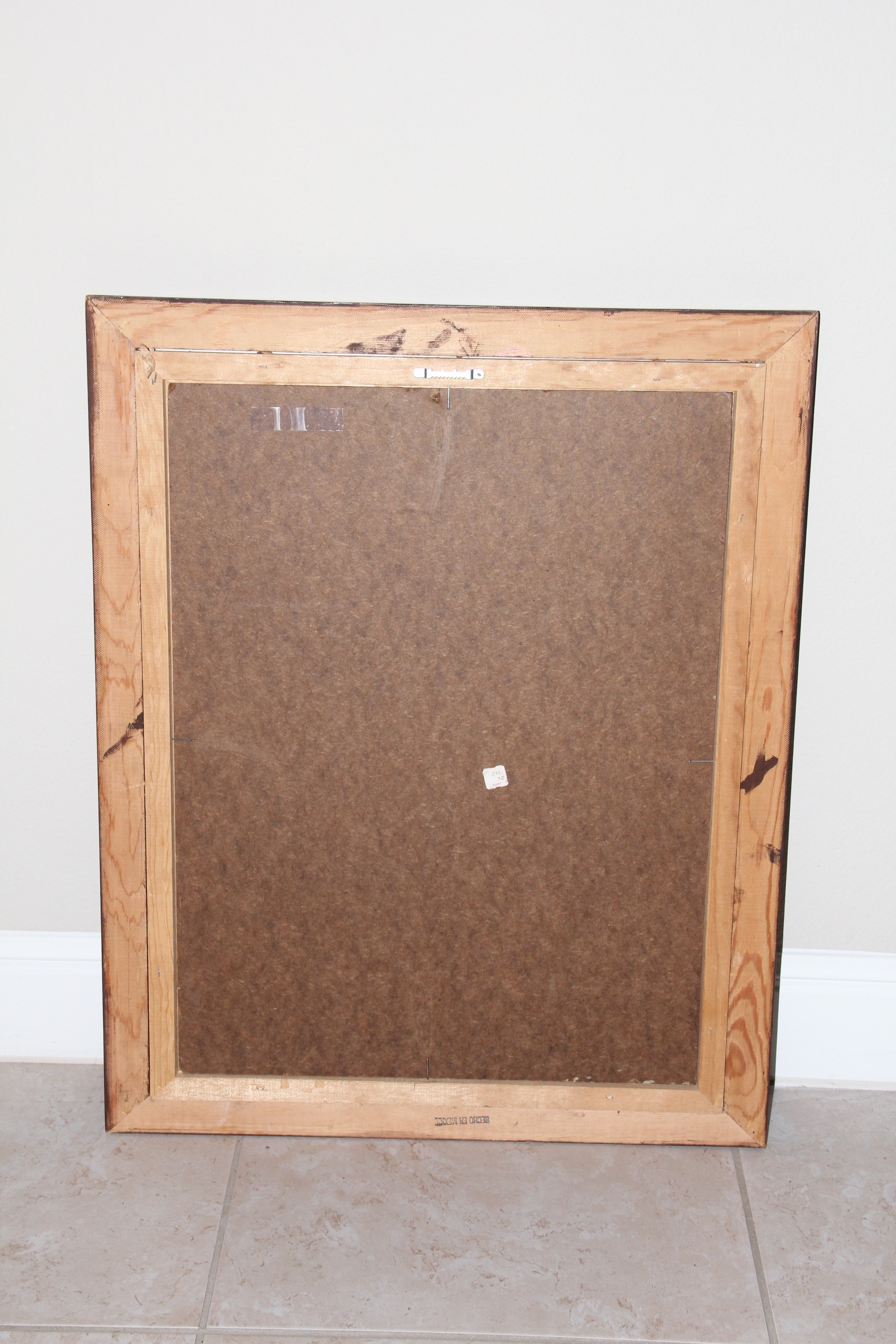 Framed 1969 Board Print of "Flower Child" by Frank Tauriello