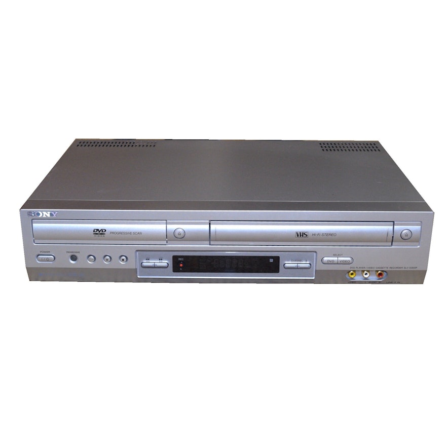 Sony VCR and DVD Player