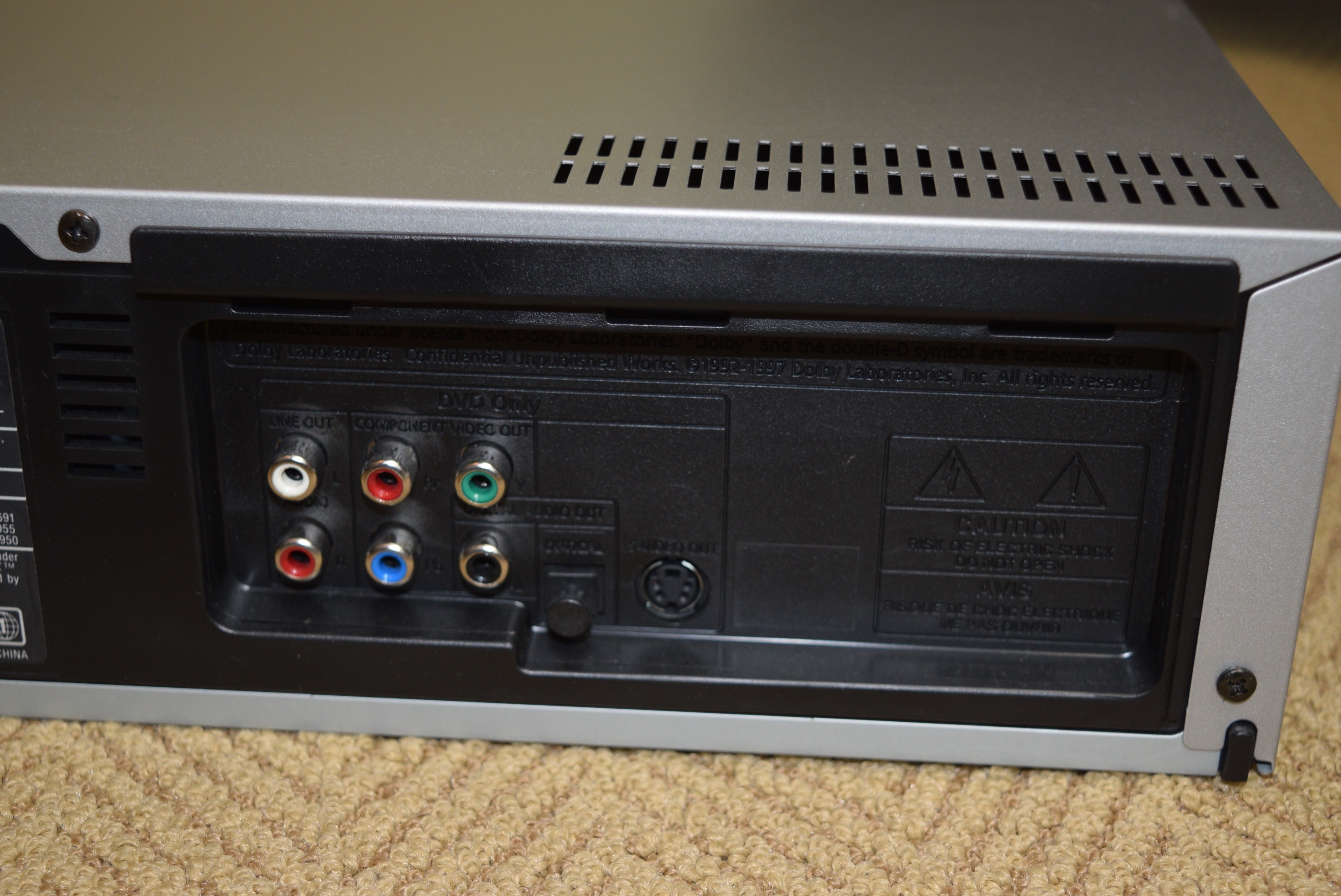 Sony VCR and DVD Player