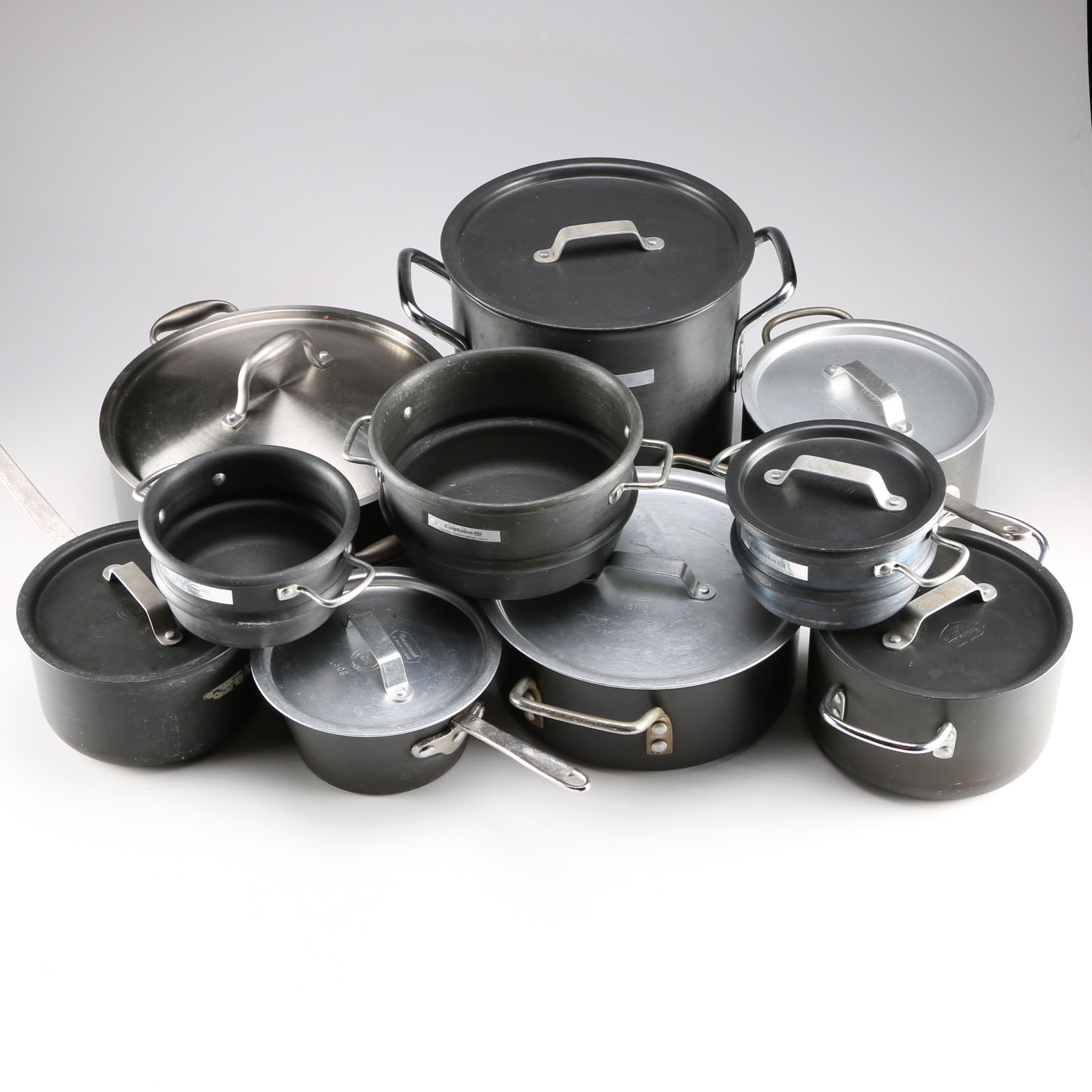 Calphalon Vintage "Commercial Aluminum Cookware" and "Analon" Pots and Pans