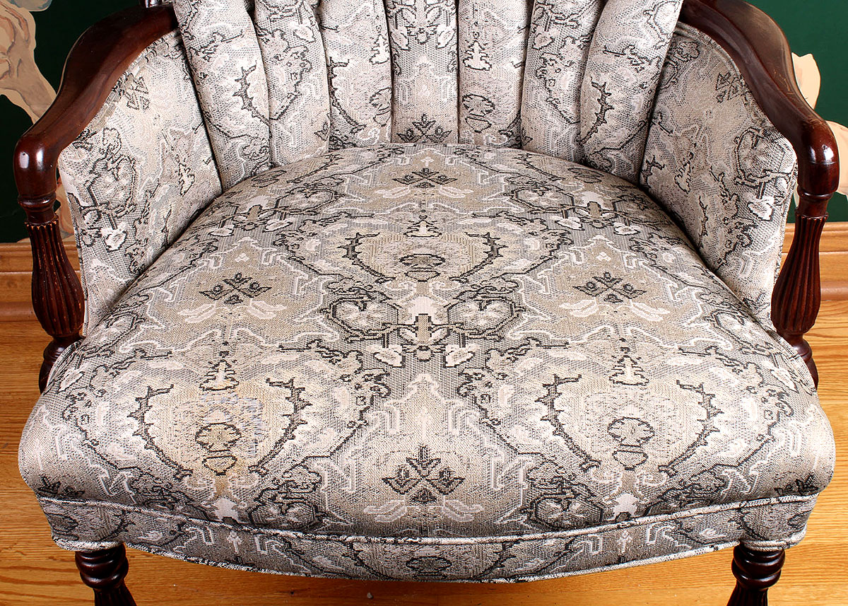 Upholstered Wingback Chair