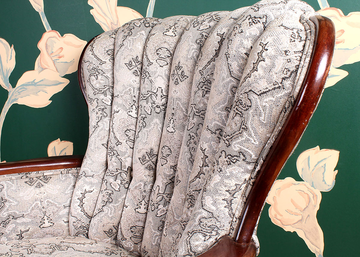 Upholstered Wingback Chair