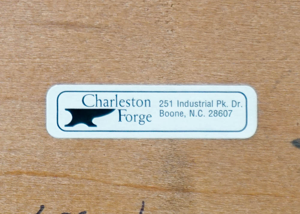 Cherry and Iron Coffee Table