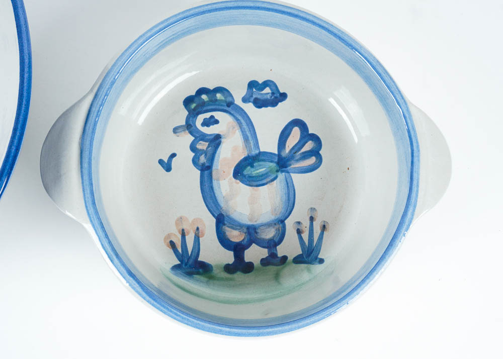 M.A. Hadley Stoneware Trio