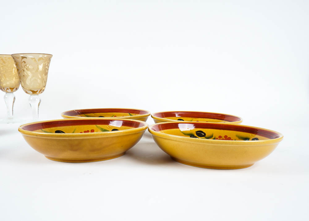 Assorted Presentation-Ware Including Designer Pieces