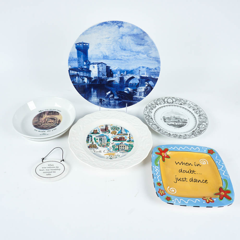 Assorted Decorative Ceramic Pieces Including Limoges