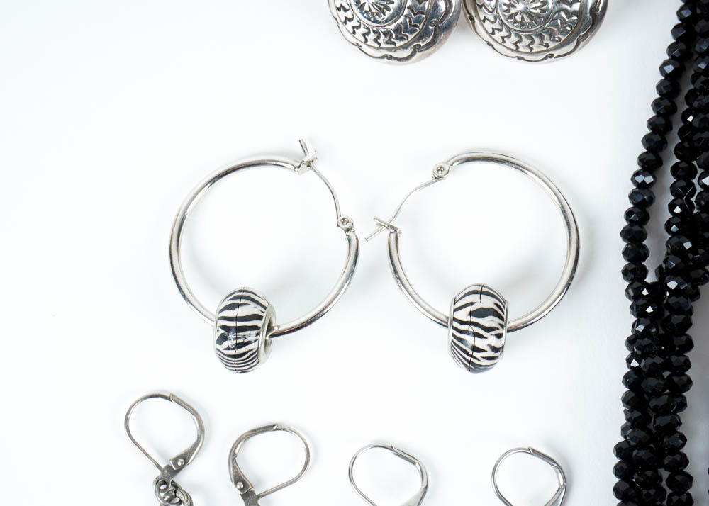 Assorted Costume Earrings and Necklace