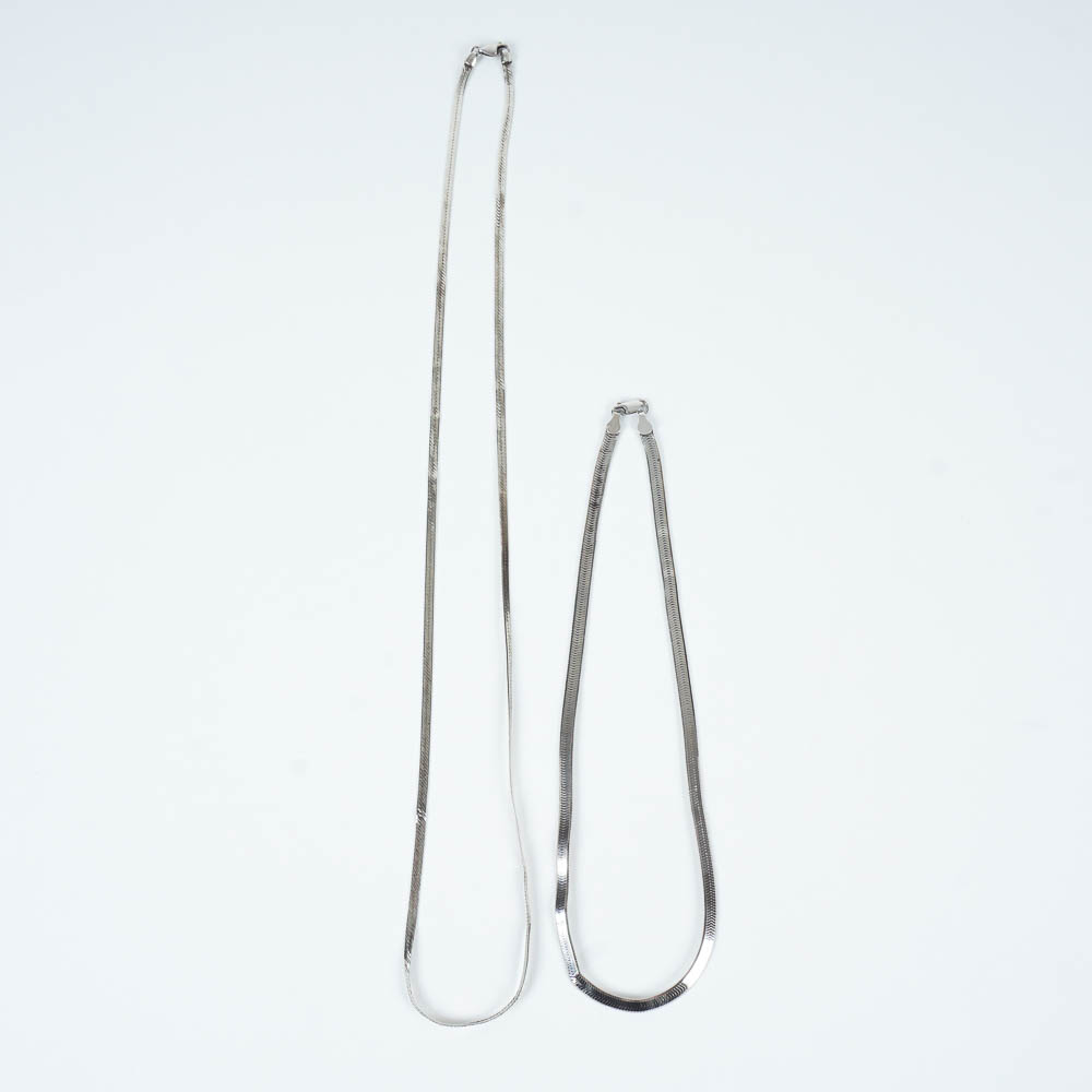 Sterling Silver Chain Pair