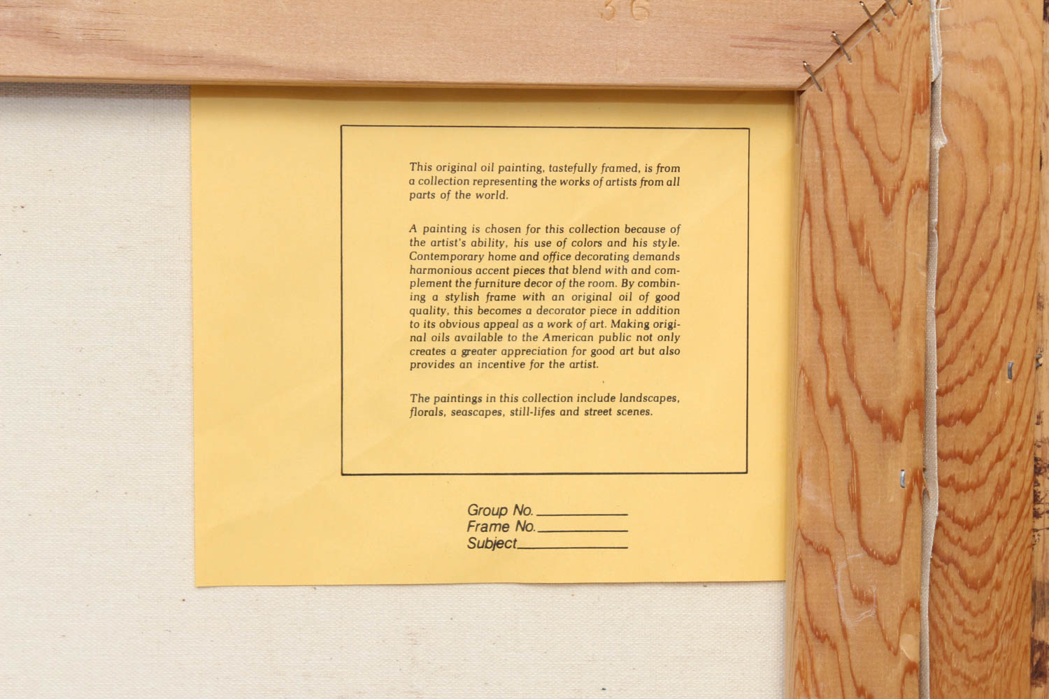 Reeves Signed Oil on Canvas Landscape Painting