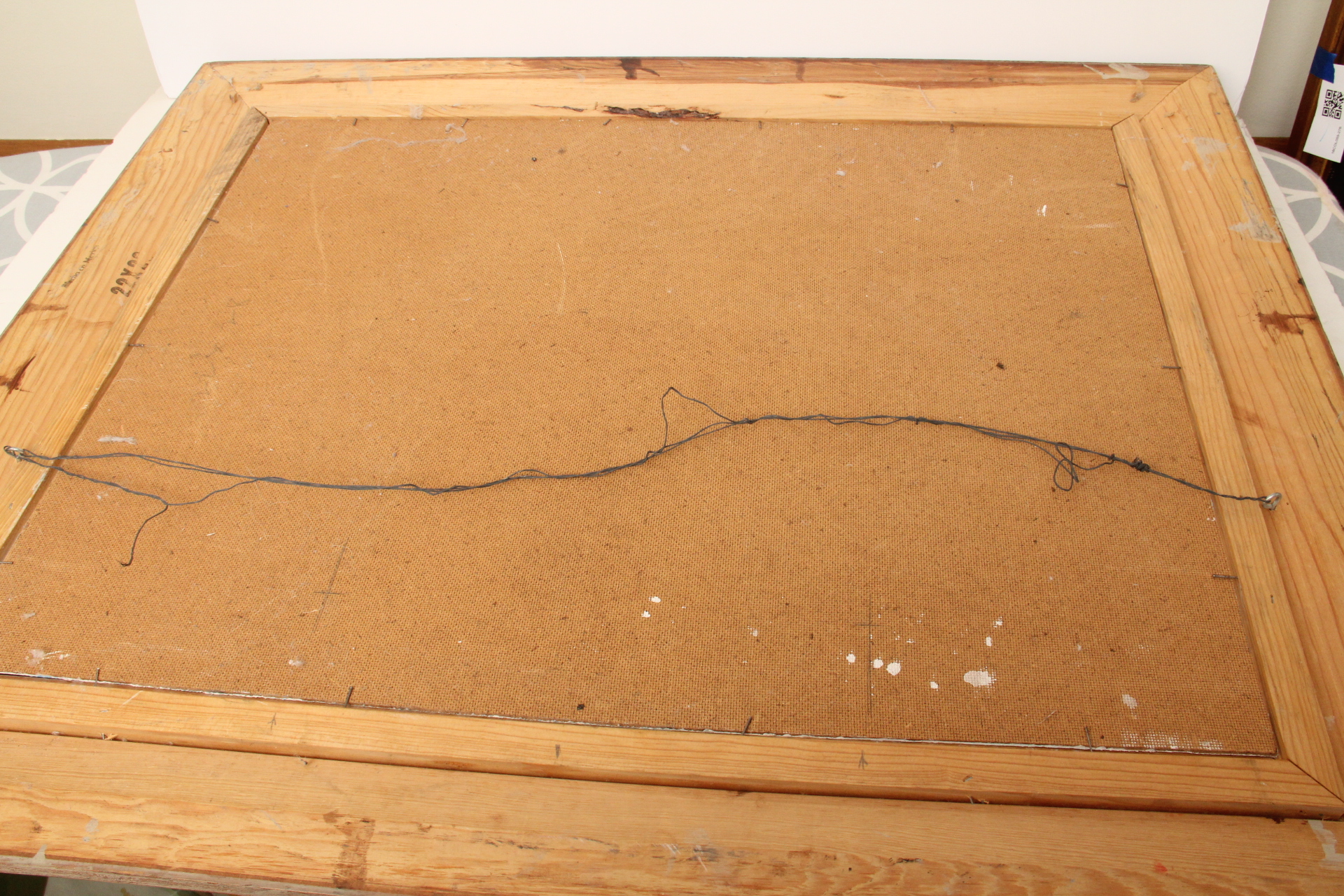 Audrey Swanson Marlow Oil on Board Winter Landscape Painting