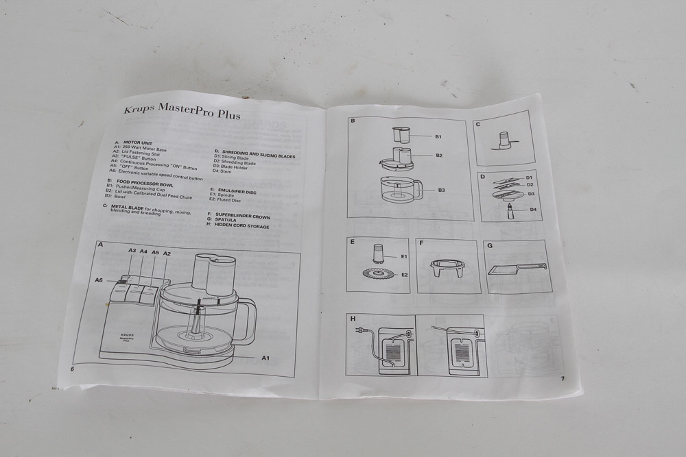Krups MasterPro Plus Food Processor