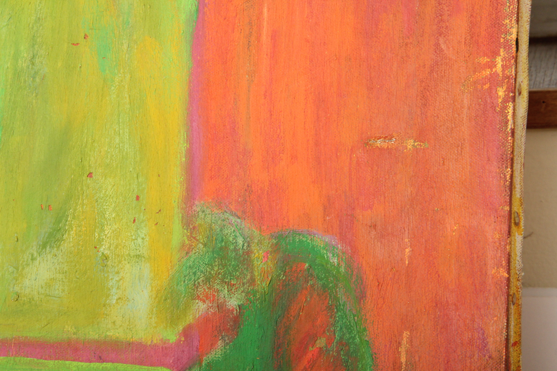 Two Large Figurative Oil on Canvas Painting