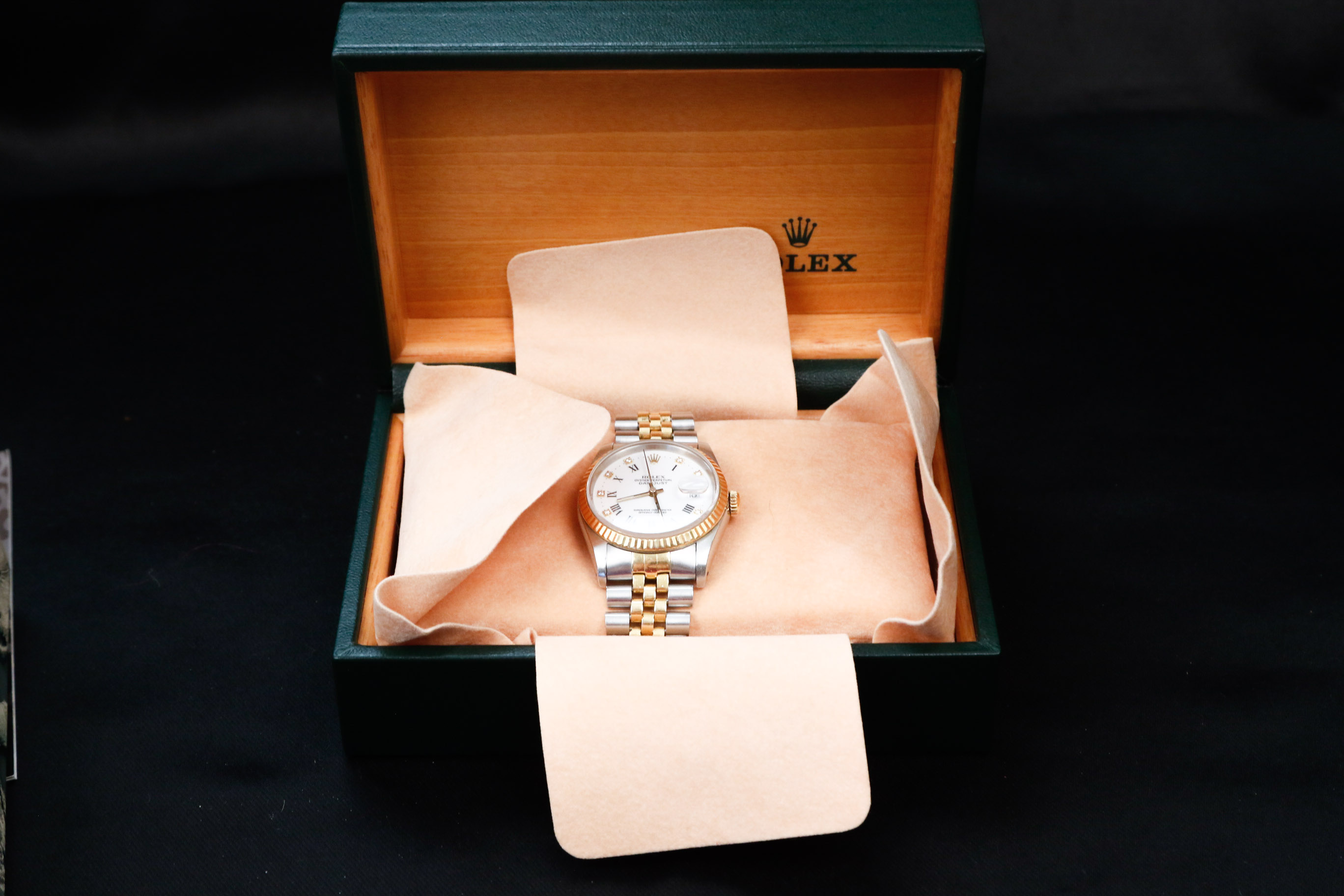 Rolex Oyster Perpetual Datejust 18KY and Stainless Steel Watch