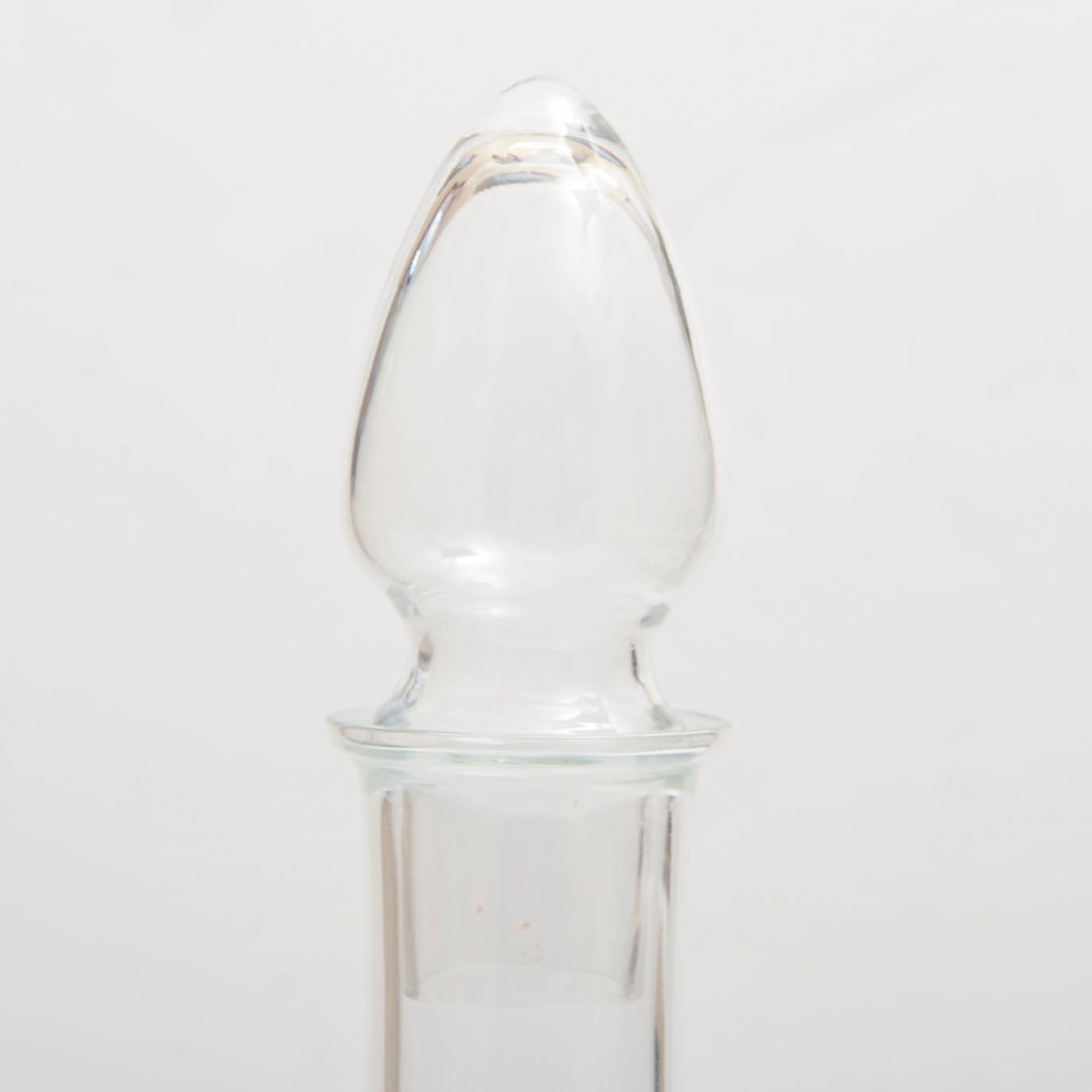 Glass Decanter with Four Drinking Glasses