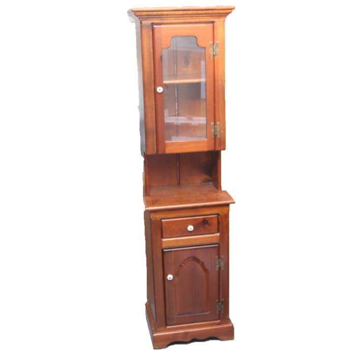 Pine Display Cabinet