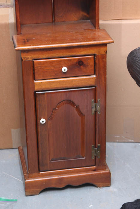 Pine Display Cabinet