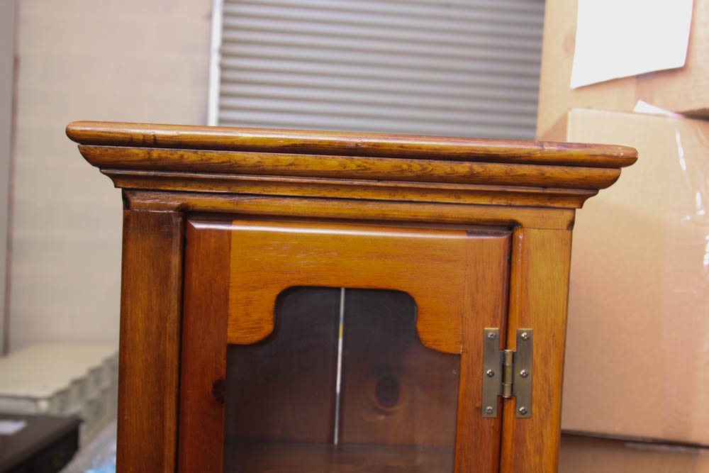 Pine Display Cabinet