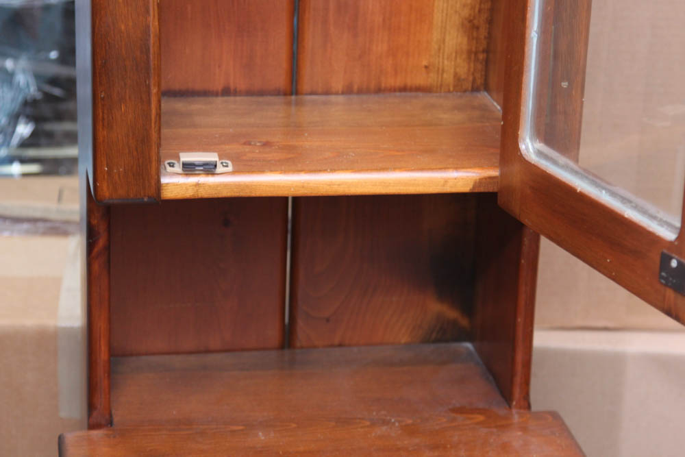 Pine Display Cabinet