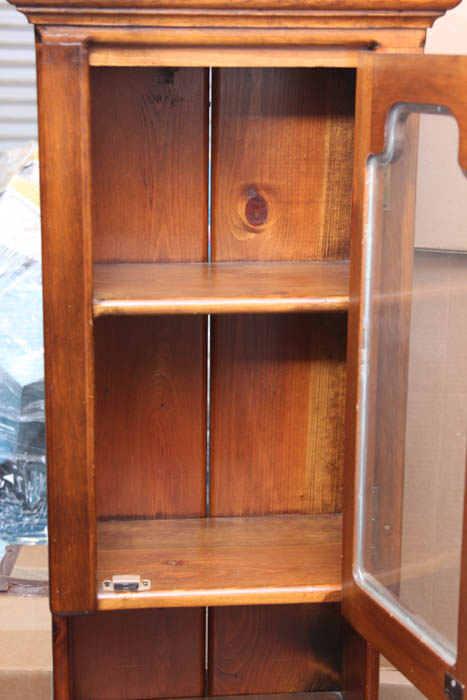 Pine Display Cabinet