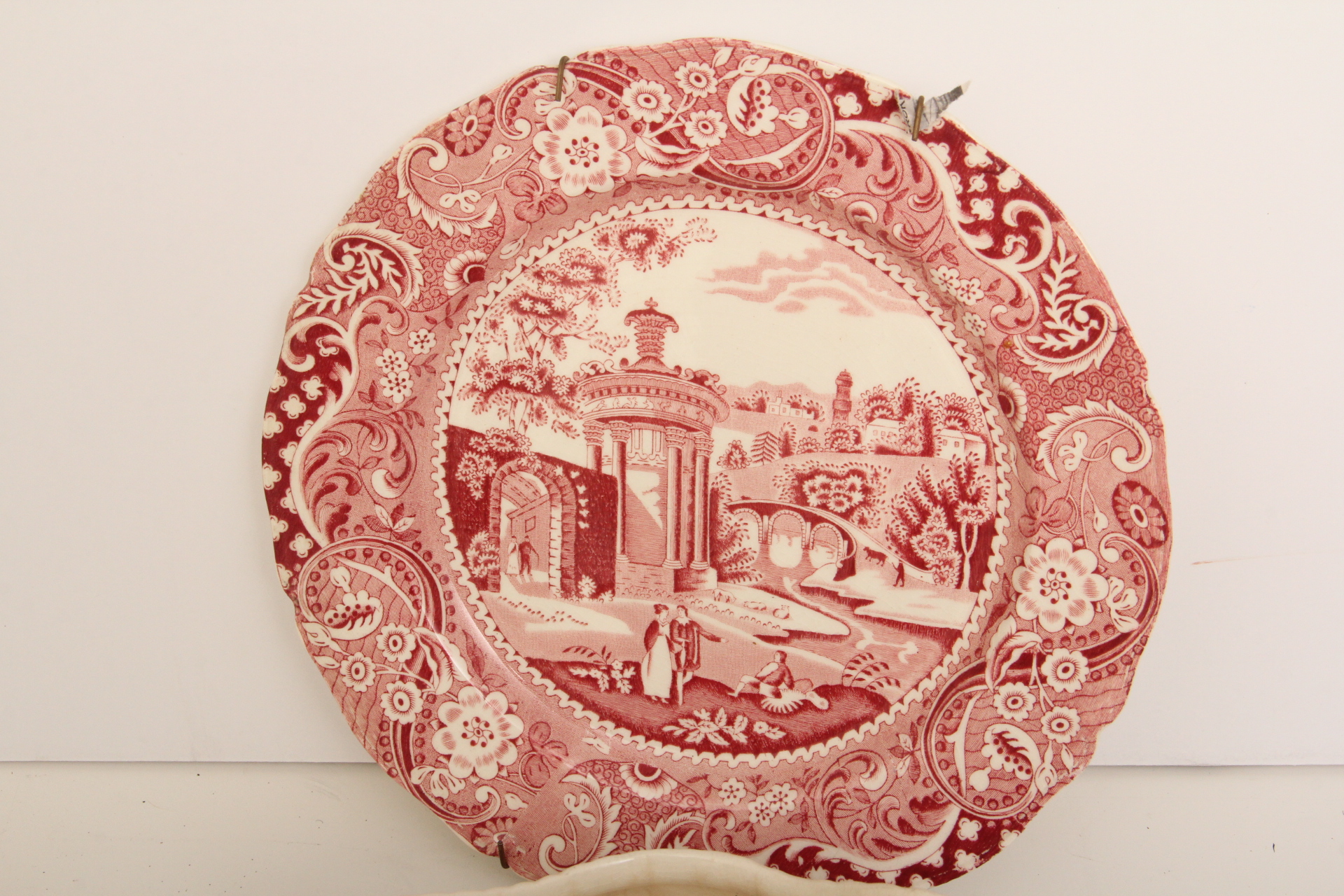Mason's Antique Red and White Transferware Featuring a Large Tureen, Pitcher and More