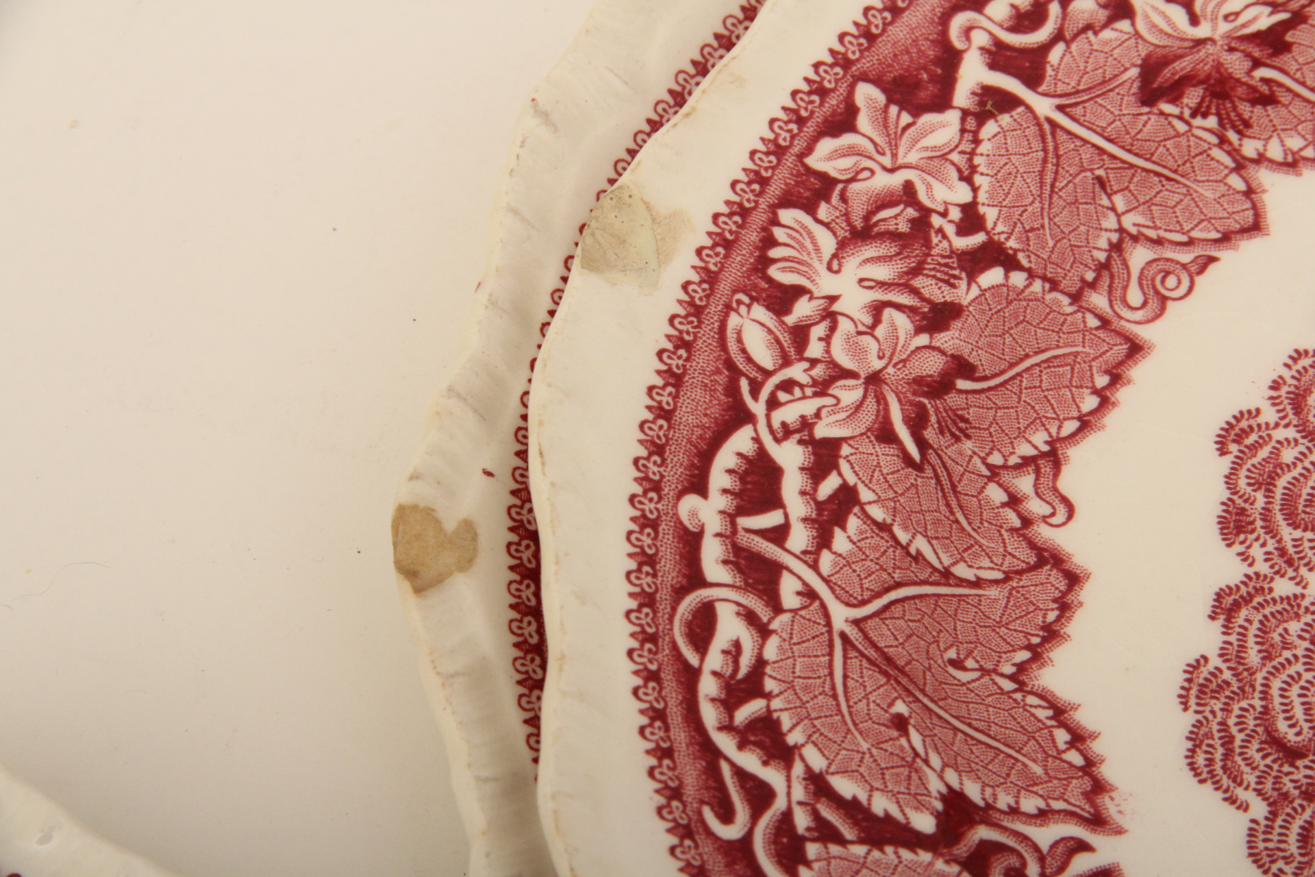 Mason's Antique Red and White Transferware Featuring a Large Tureen, Pitcher and More