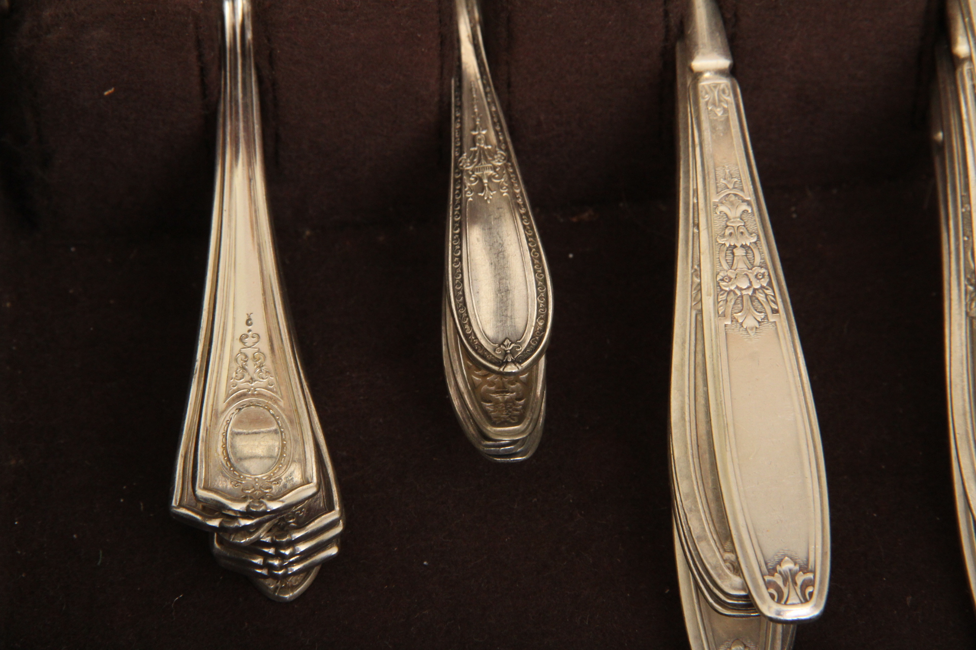 Collection of Vintage Silver Plate in Tarnish Proof Box