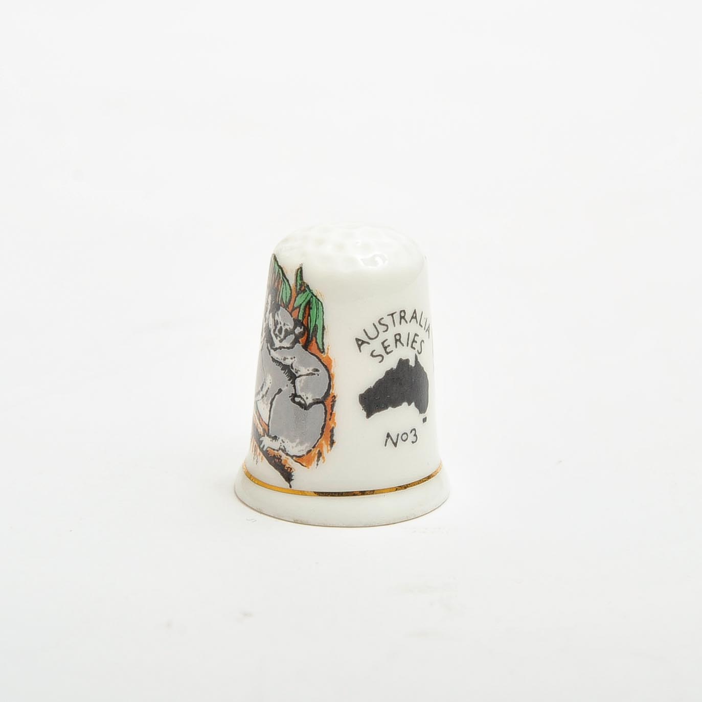 Trio of Collectible Thimbles
