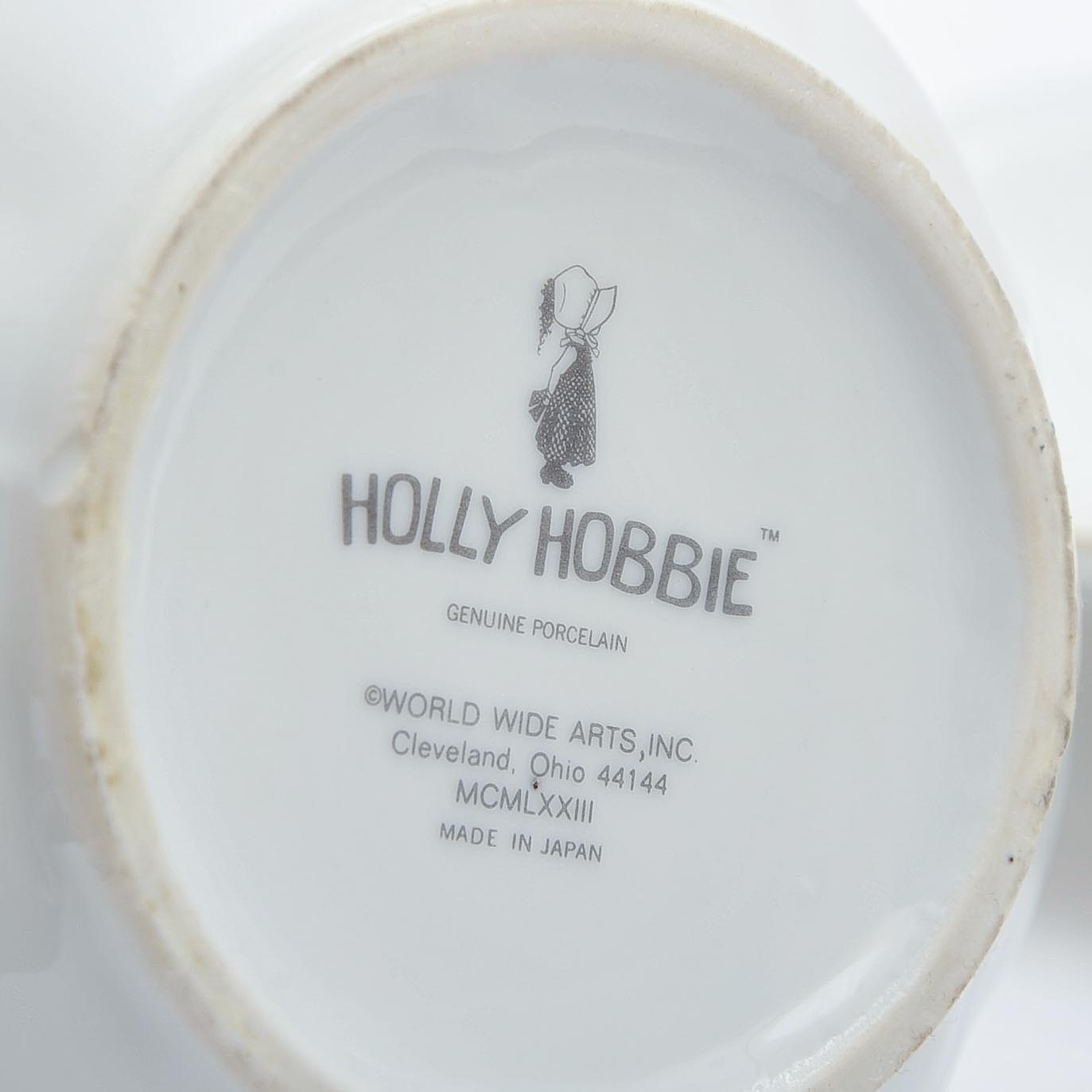 Holly Hobbie Miniature Porcelain Wash Basin