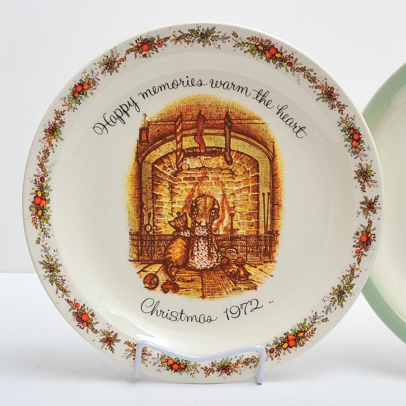Pair of Holly Hobbie Collectible Plates