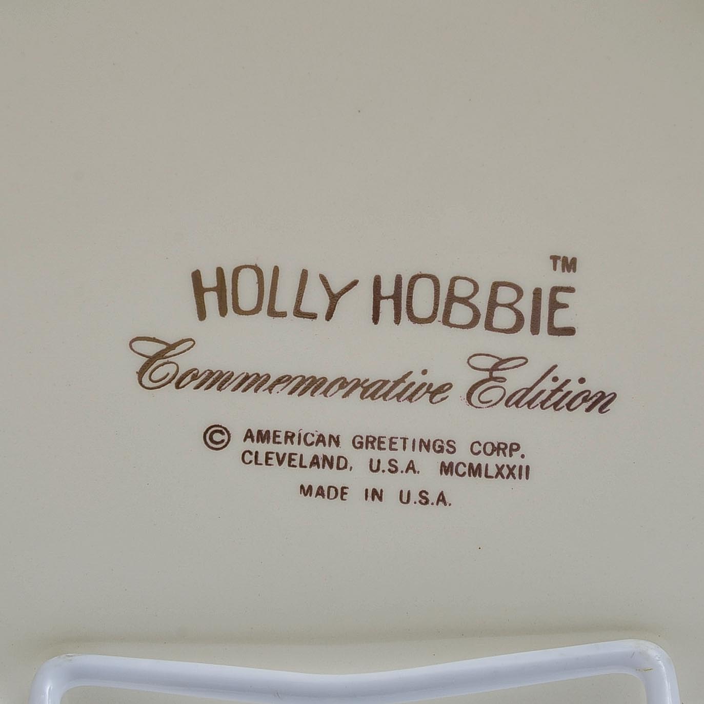 Pair of Holly Hobbie Collectible Plates