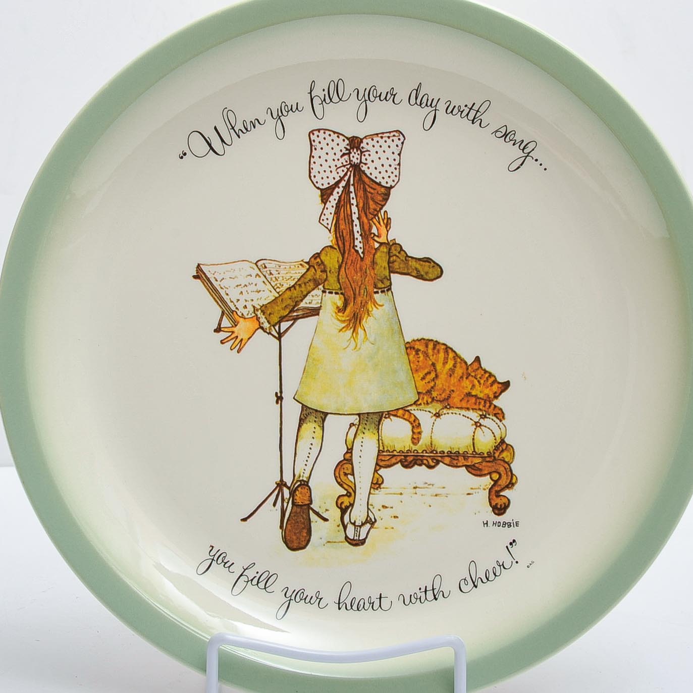 Pair of Holly Hobbie Collectible Plates