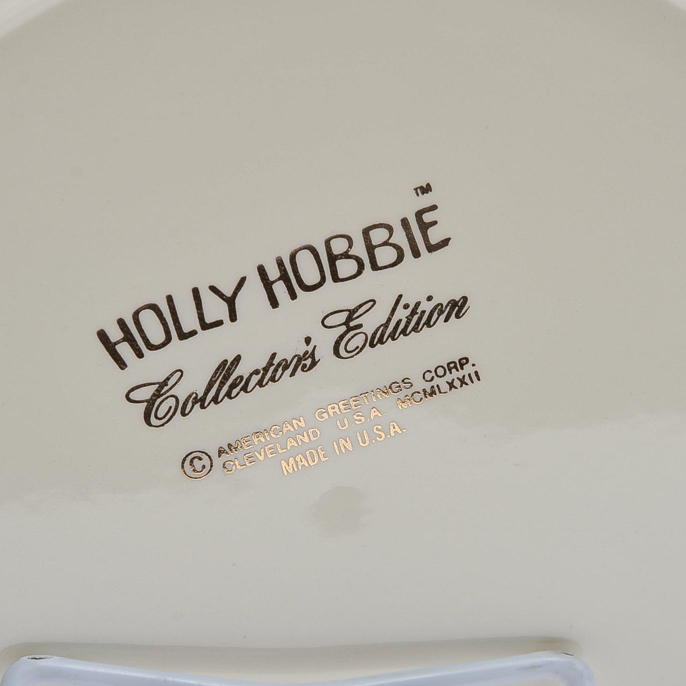 Pair of Holly Hobbie Collectible Plates