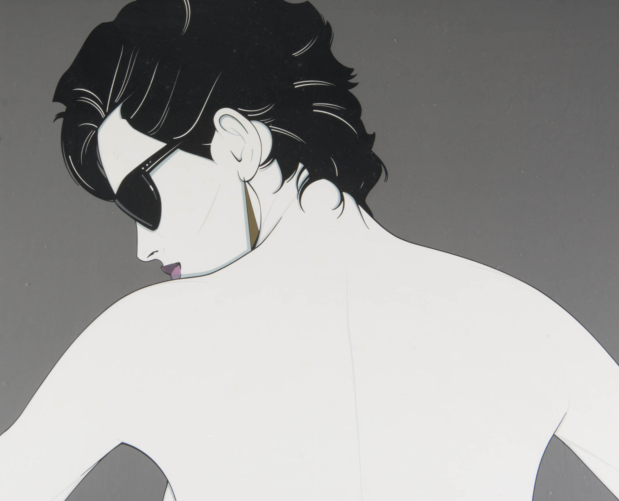 Patrick Nagel 1980s Framed Poster