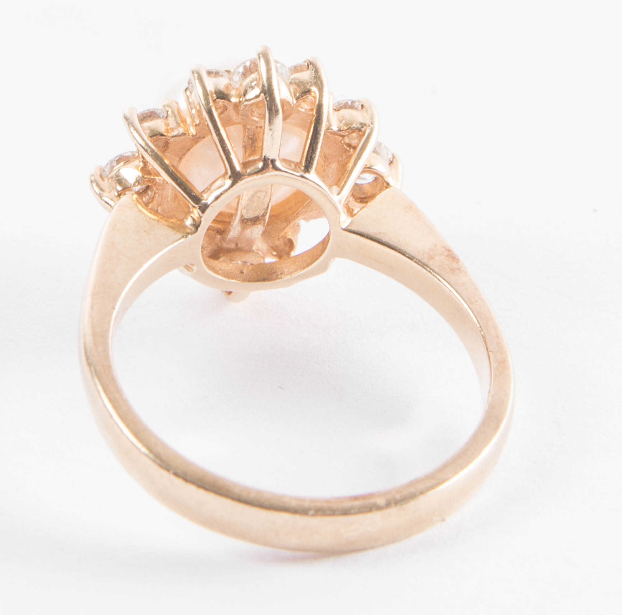 Pearl and Diamond Ring