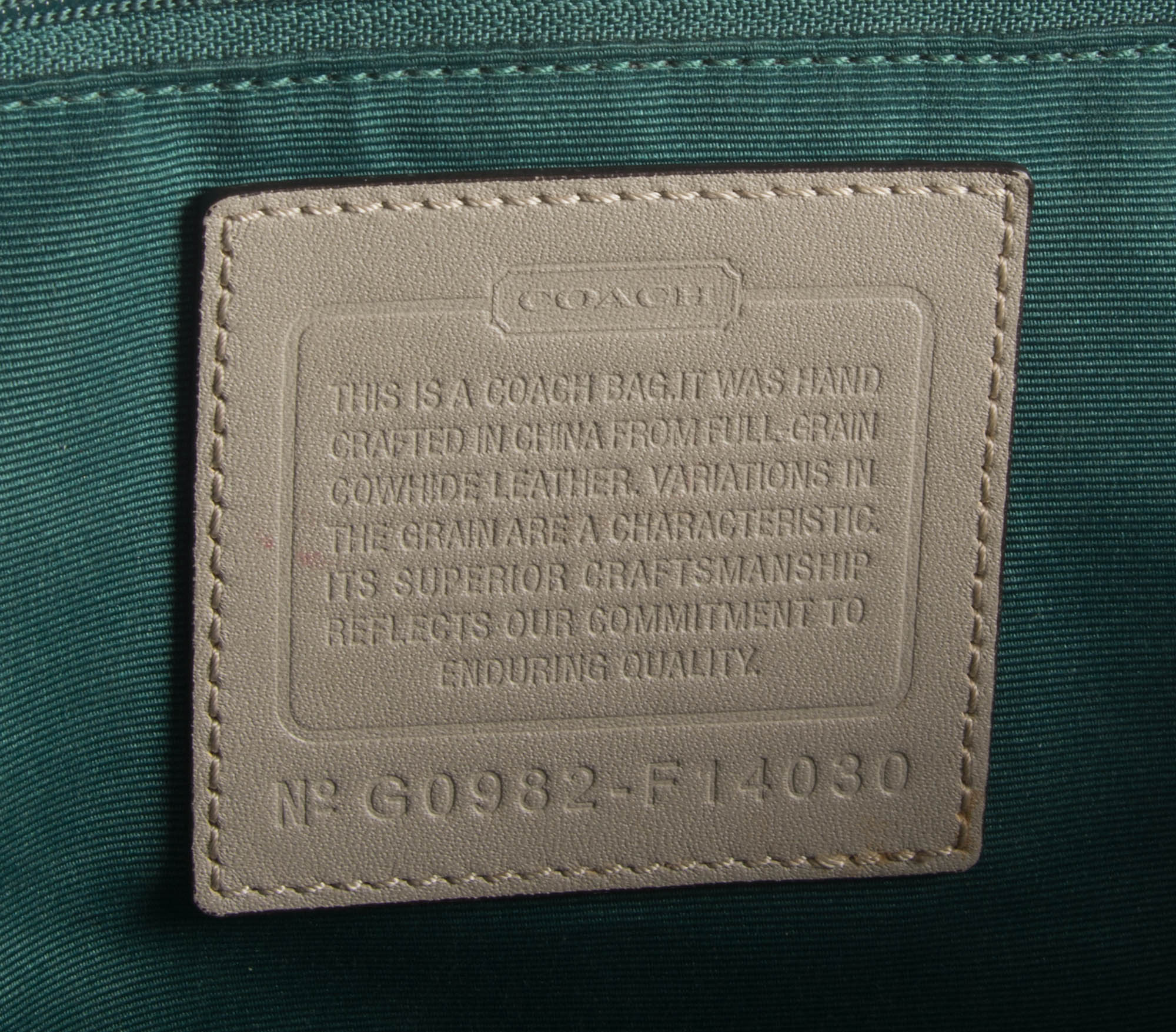 Coach Chelsea Satchel in Tan