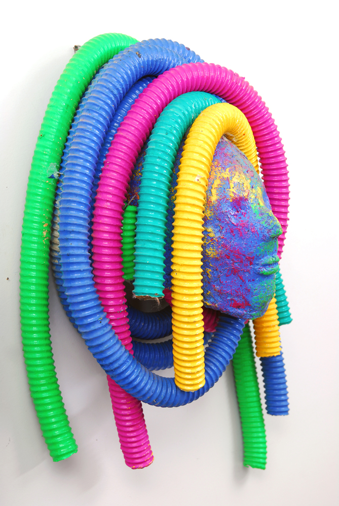 Rima Schulkind Mixed Media "Medusa" Sculpture