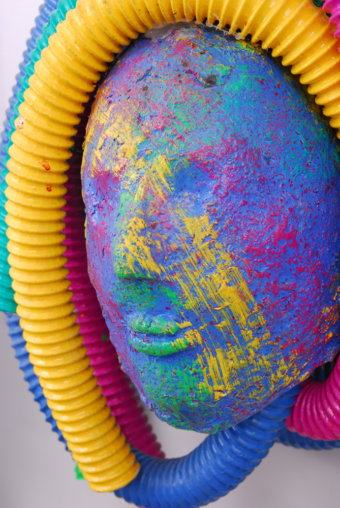 Rima Schulkind Mixed Media "Medusa" Sculpture