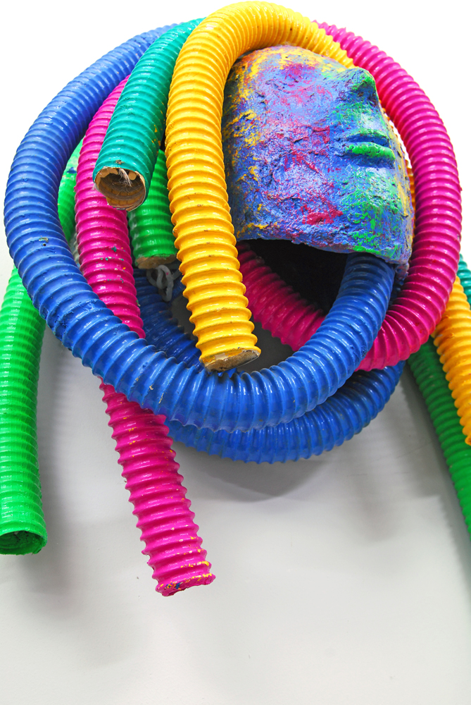 Rima Schulkind Mixed Media "Medusa" Sculpture