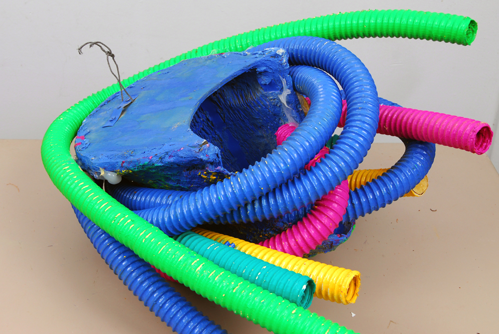 Rima Schulkind Mixed Media "Medusa" Sculpture