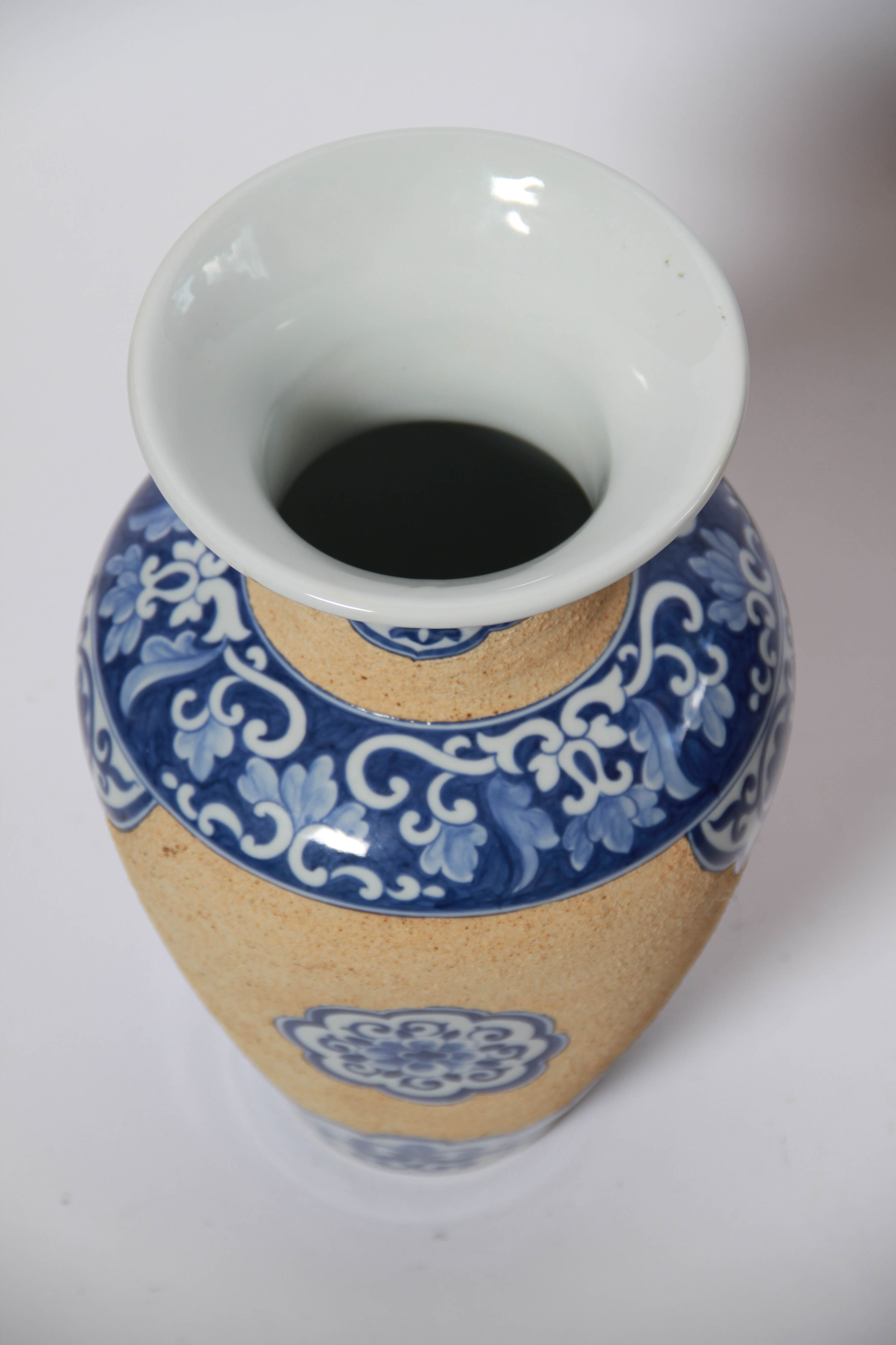 Asian-Style Ceramic Vase