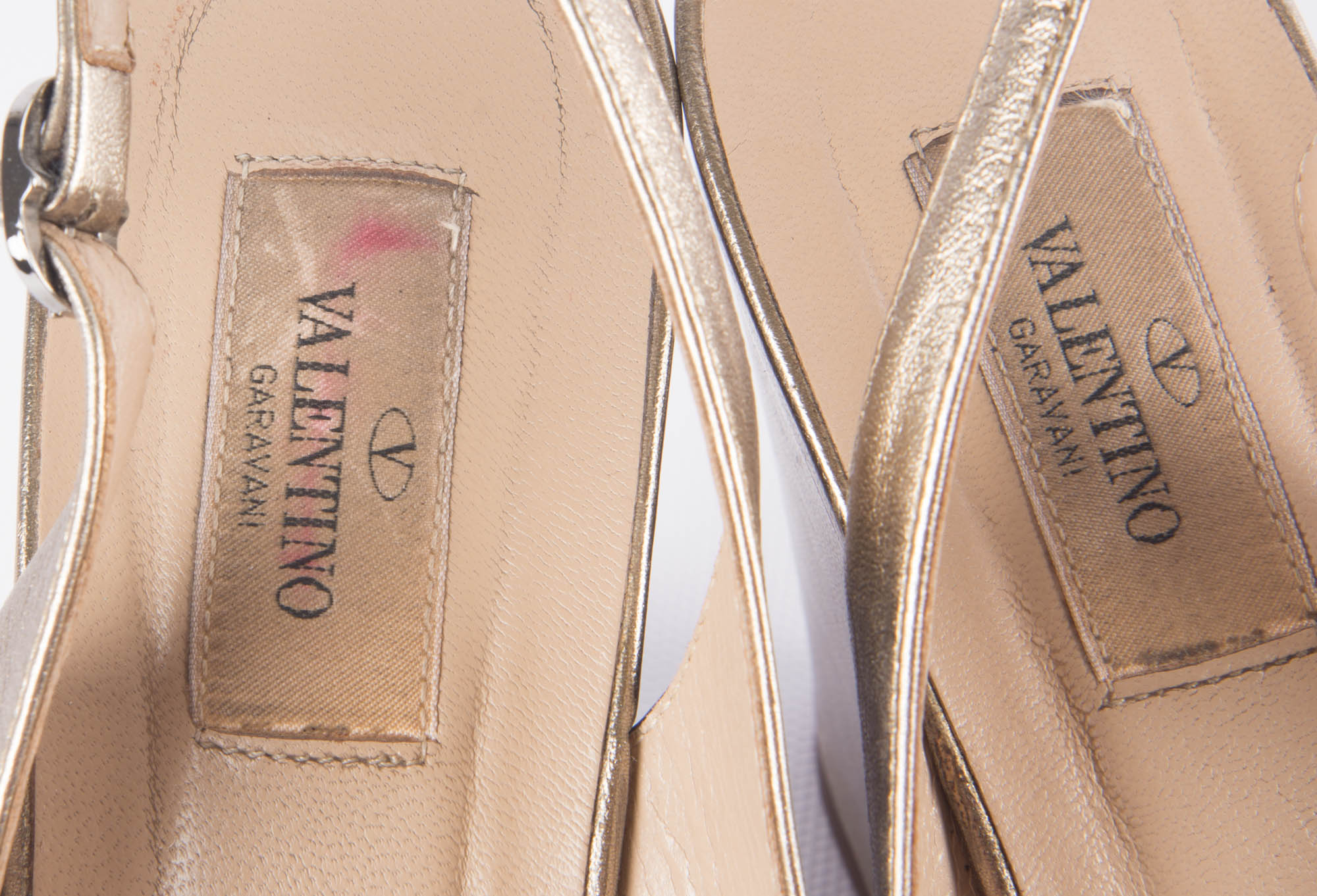 Valentino Open Toe Platform Wedges